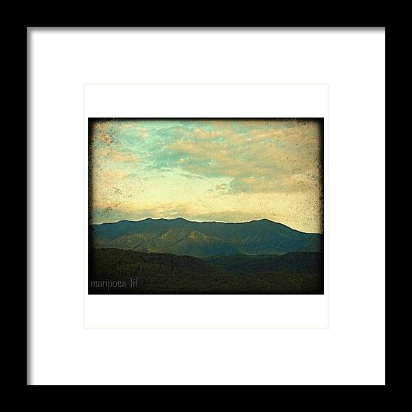 Nature Framed Print featuring the photograph Vintage Smokies by Mari Posa