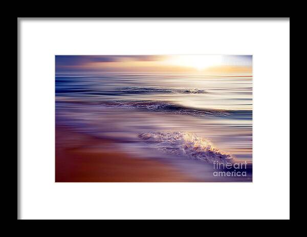 Sea Framed Print featuring the photograph Violet Dream by Hannes Cmarits