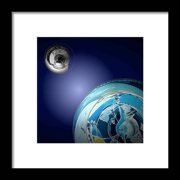 Outer Space Exploration Framed Print featuring the photograph Voyage by Andrew Drozdowicz