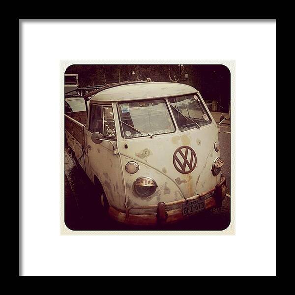  Framed Print featuring the photograph Vw Camper by Lubomir Kiraly