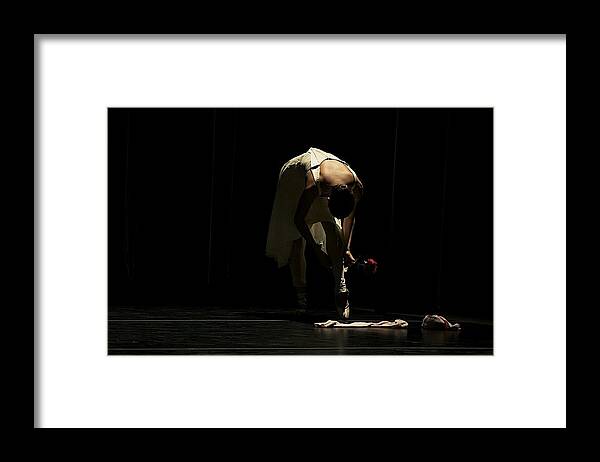 Ballet Framed Print featuring the photograph Waiting in the Wings by Pamela Steege