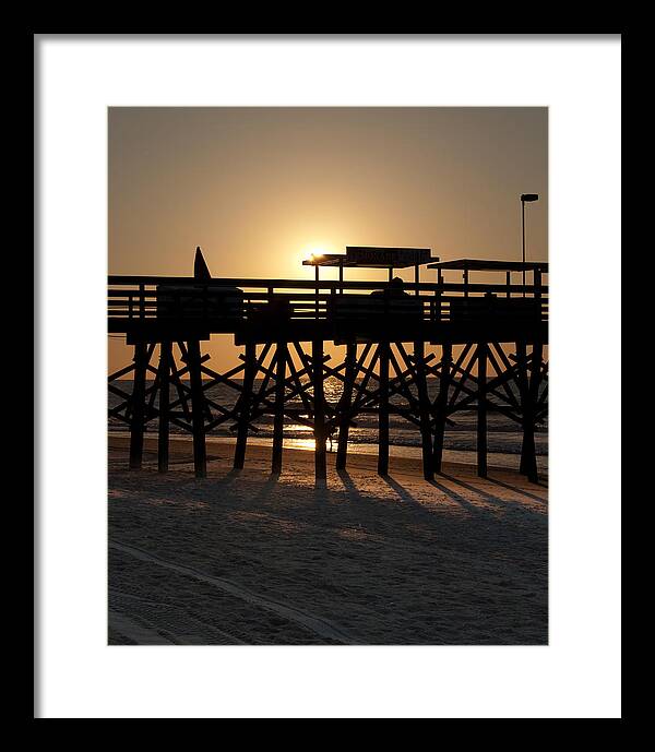 2x3 Framed Print featuring the photograph Wakening of the Pier by At Lands End Photography