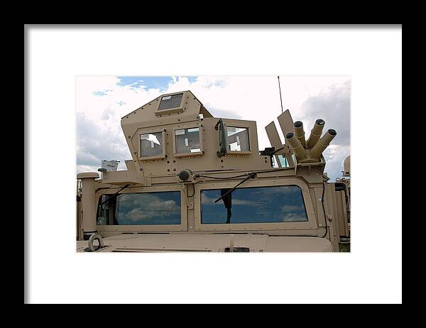 Usa Framed Print featuring the photograph War Armed Vehicle by LeeAnn McLaneGoetz McLaneGoetzStudioLLCcom
