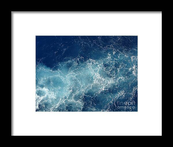 Pattern Framed Print featuring the photograph Water pattern by Dejan Jovanovic
