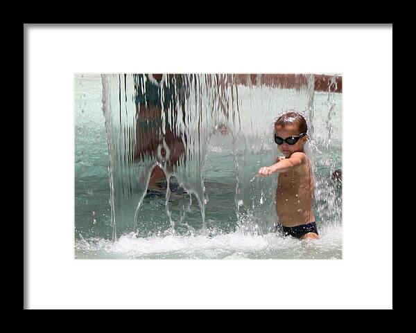 Water Framed Print featuring the photograph Water Warrior by Farol Tomson