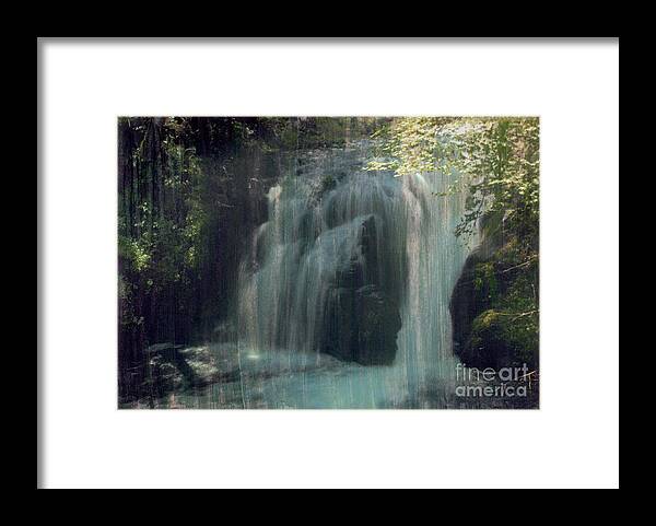Waterfall Framed Print featuring the photograph Waterfall by Bob Senesac