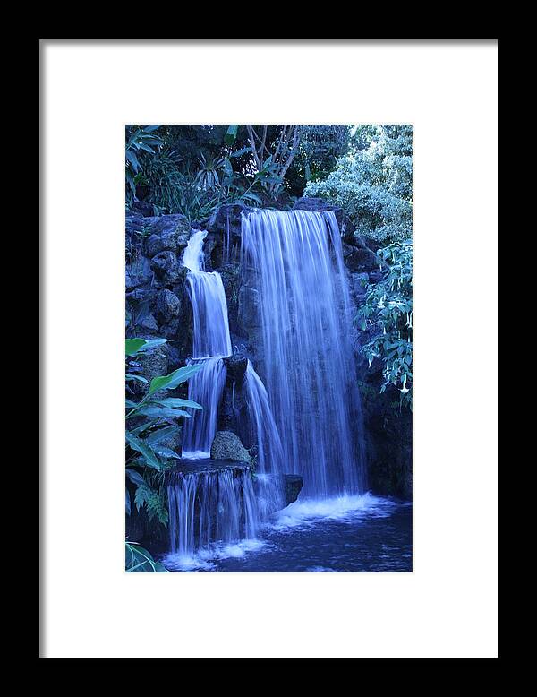 Waterfall Framed Print featuring the photograph Waterfall number 1 by Scott Brown