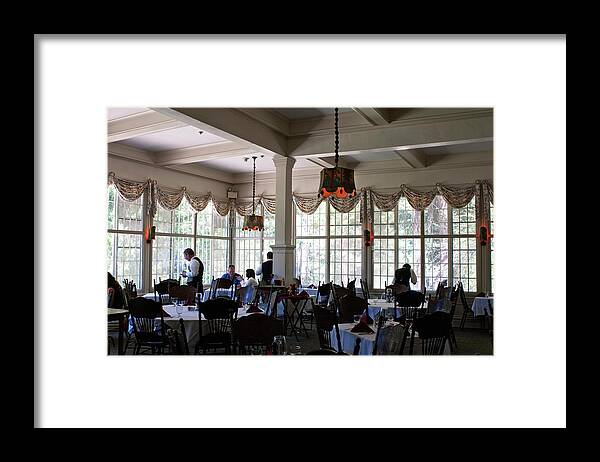 Yosemite Framed Print featuring the photograph Wawona Dining Room by Lorraine Devon Wilke