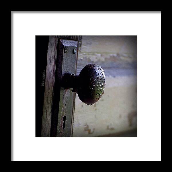 Iseefaces Framed Print featuring the photograph Weathered by Matthew Blum