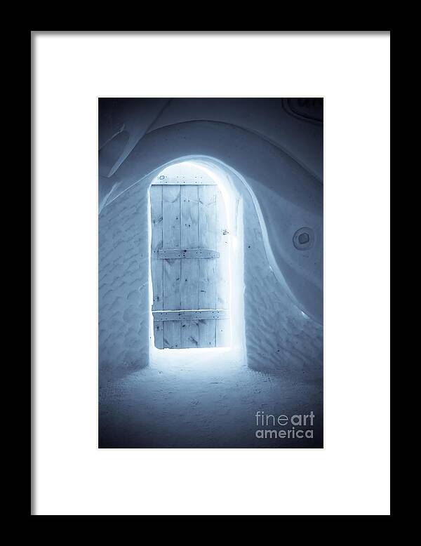 Ice Framed Print featuring the photograph Welcome to the Ice Hotel by Sophie Vigneault