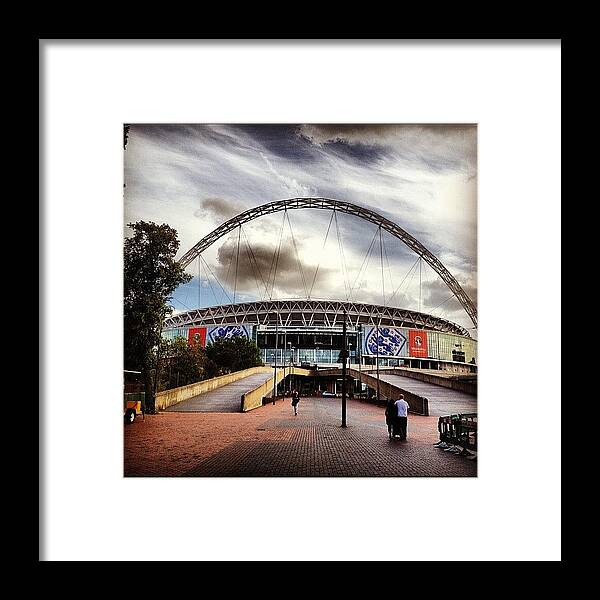 Scenery Framed Print featuring the photograph Wembley Stadium by Paul Mcdonnell
