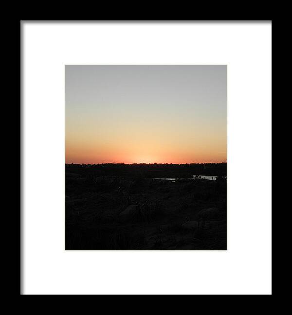 Sunset Framed Print featuring the photograph Westerly RI sunset by Kim Galluzzo Wozniak