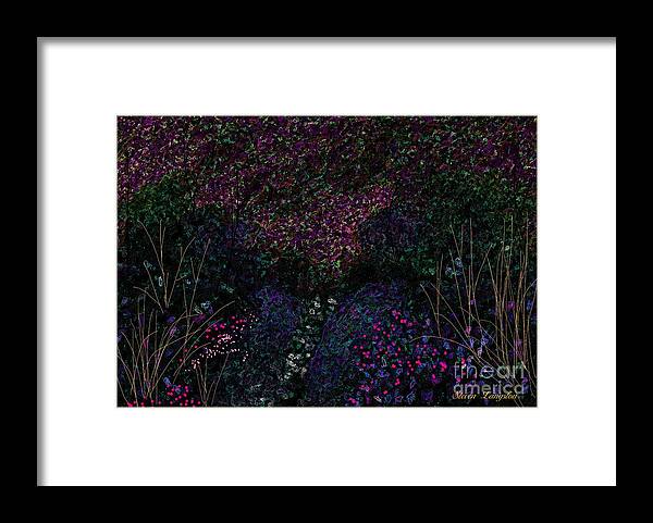 Art Framed Print featuring the painting What is it Really by Steven Lebron Langston