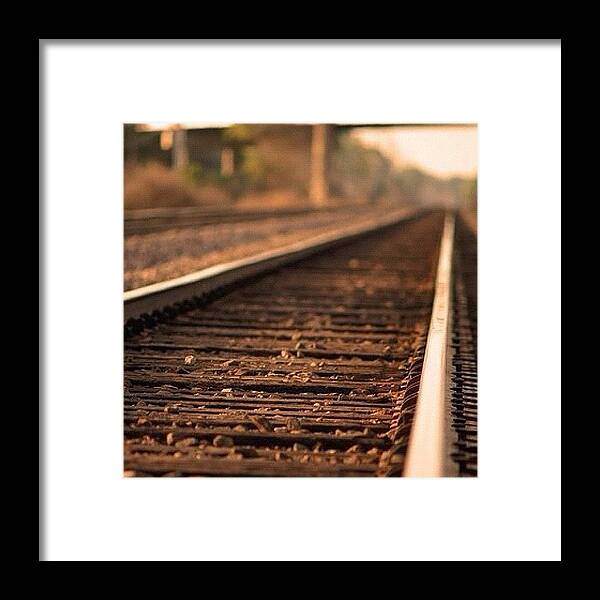 Cute Framed Print featuring the photograph What Is Your Destination? | #instagram by Tony Macasaet