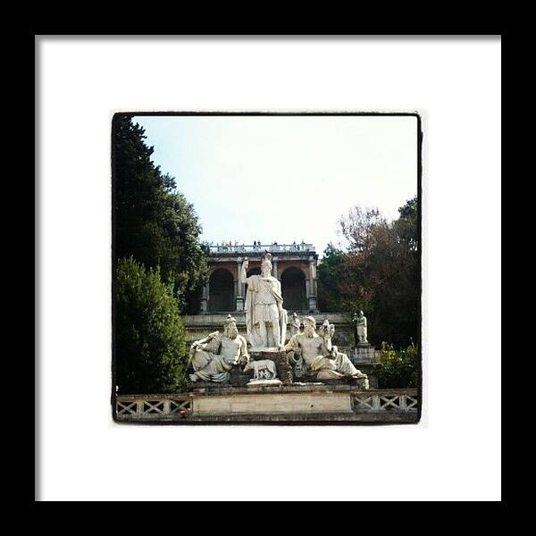 Rome Framed Print featuring the photograph When In Rome by Aimee White