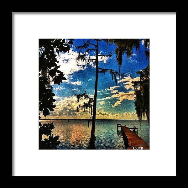 Color Framed Print featuring the photograph where I Grew Up. '11
snapseed by Edward Pearch