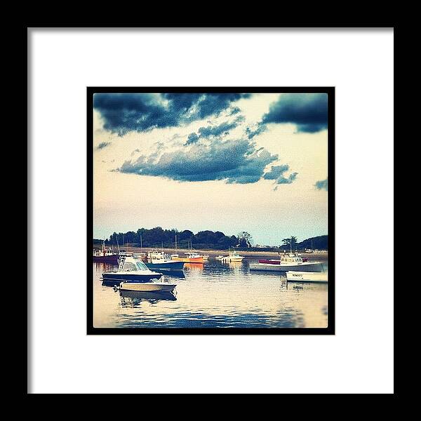 Boats Framed Print featuring the photograph Where The Boats Sleep by Lia Kent