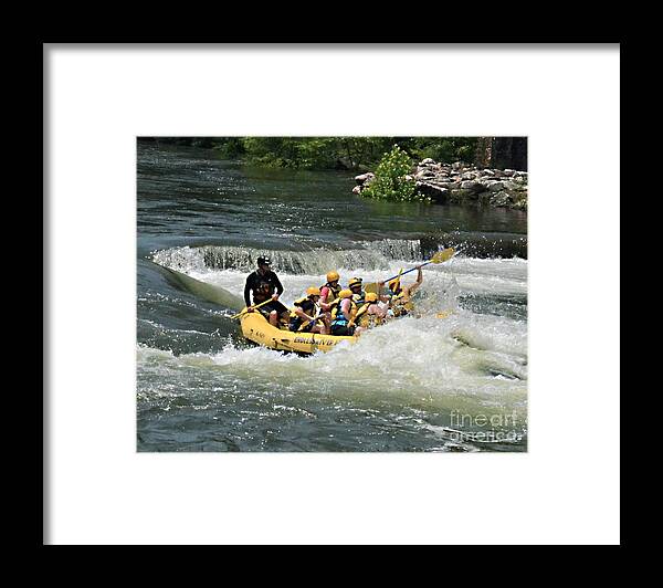 Whitewater Framed Print featuring the photograph Whitewater Fun by Carol Bradley