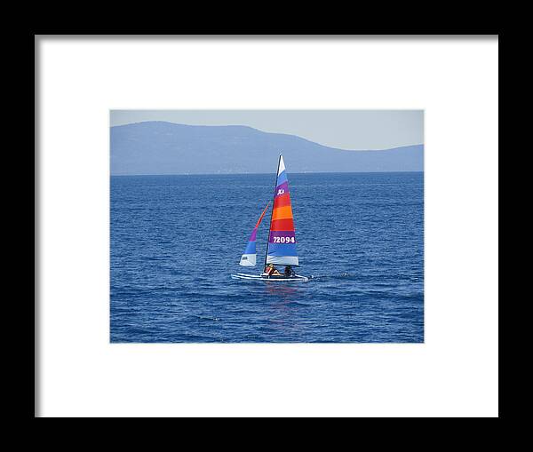 Sail Framed Print featuring the photograph Wide Sail by Shannon Grissom