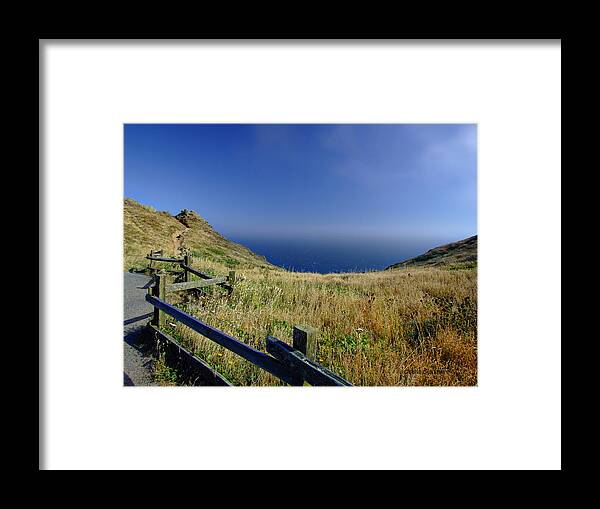 California Framed Print featuring the photograph Wild Blue Yonder by Donna Blackhall