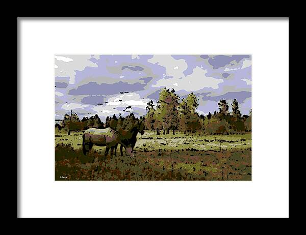 Wild Horses Framed Print featuring the photograph Wild Horses by George Pedro