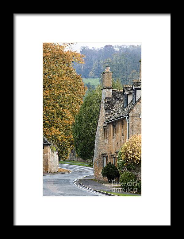 Britain Framed Print featuring the photograph Winding road by Andrew Michael