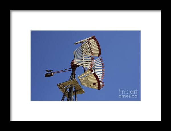 Windmill Framed Print featuring the photograph Windmill 8 by Bob Christopher