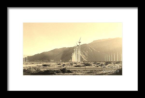 Windmills Framed Print featuring the photograph Windmills 1 by Kip Vidrine