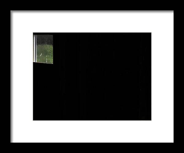 Window Framed Print featuring the photograph Window to the World by Wanda Brandon