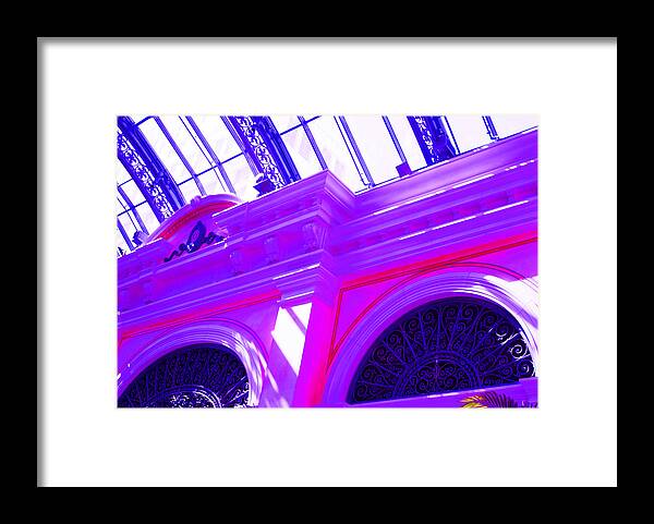 Windows Framed Print featuring the photograph Windows In The Pink by Kym Backland