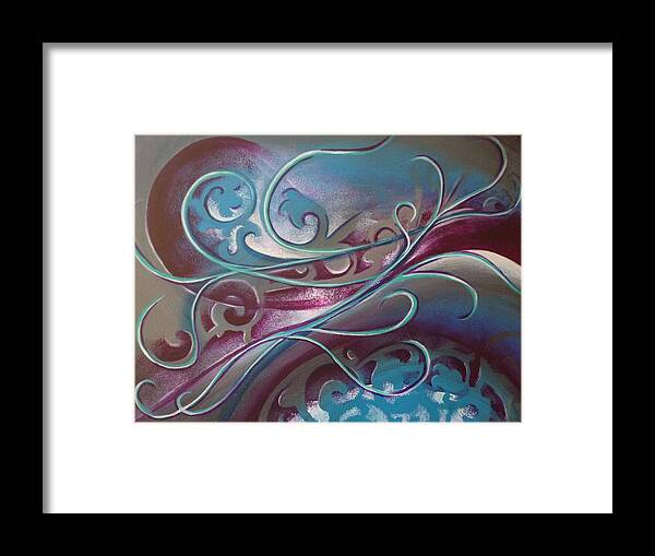 Reina Cottier Framed Print featuring the painting Winds of Change by Reina Cottier