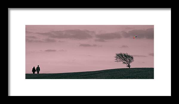 Couple Framed Print featuring the photograph Windswept by Justin Albrecht