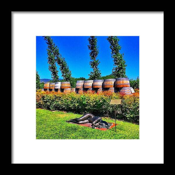 Love Framed Print featuring the photograph Wine Tasting Napa Valley by Jp Bernaldo