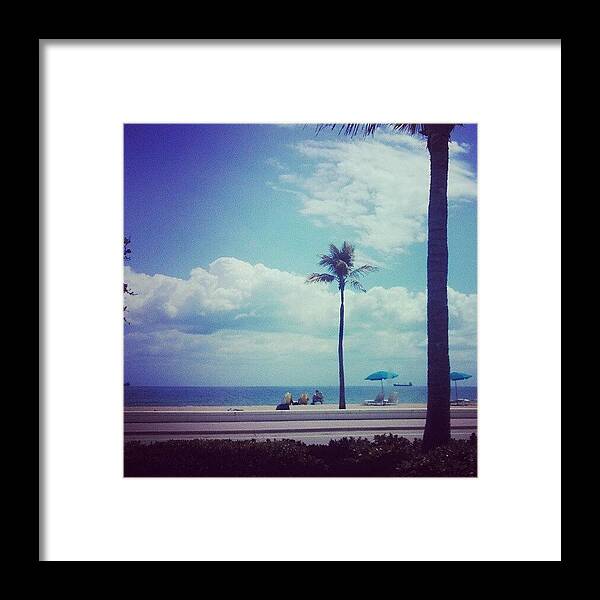 Beach Framed Print featuring the photograph Wish You Were Here by Kensta Lopez