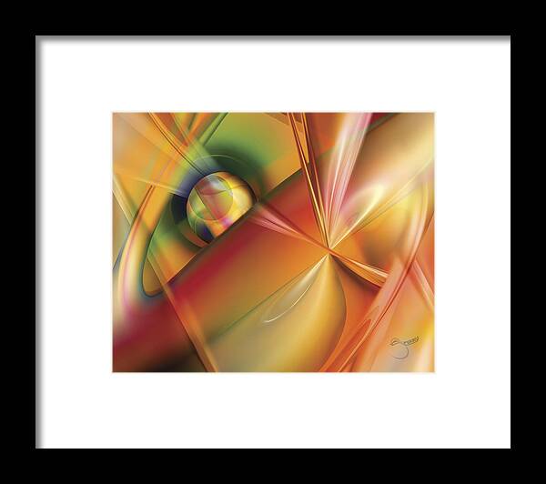 Withease Framed Print featuring the digital art With Ease by Steve Sperry