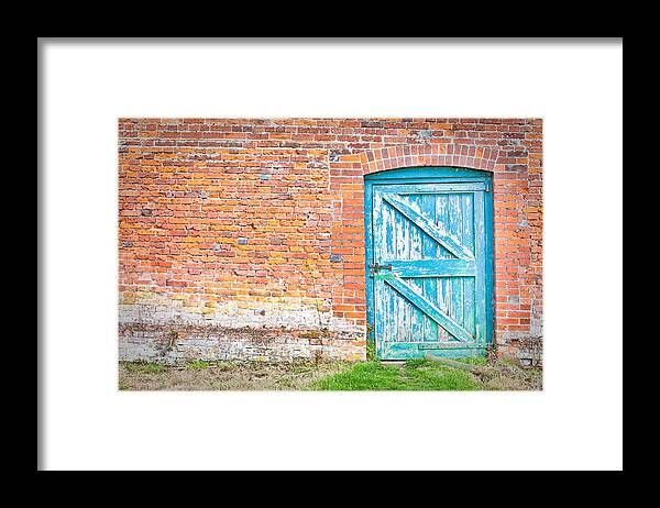 Abandoned Framed Print featuring the photograph Wonky door by Tom Gowanlock
