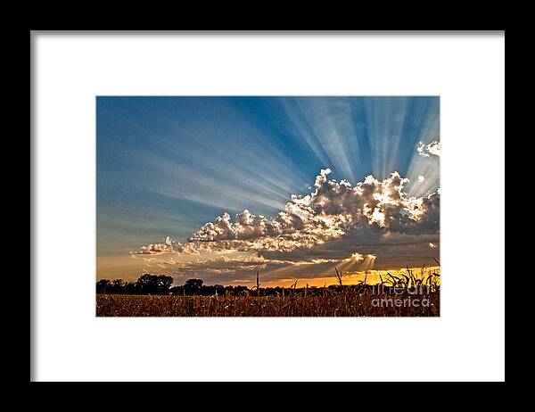 Clouds Framed Print featuring the photograph Wow Moment by Brian Duram