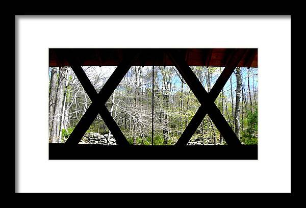 Double X Marks Framed Print featuring the photograph X X marks the spot by Kim Galluzzo