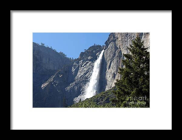 Waterfall Framed Print featuring the photograph Yosemite Upper Falls by Henrik Lehnerer
