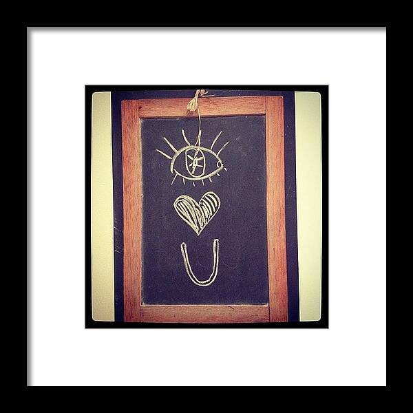  Framed Print featuring the photograph You Are Loved 2 by Gracie Noodlestein