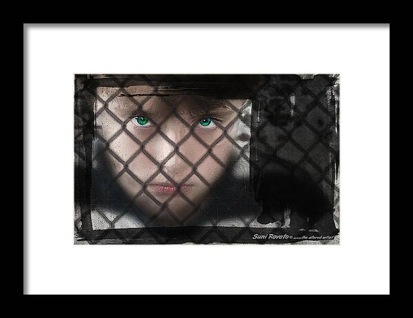 Moody Framed Print featuring the digital art You'll Be Sorry by Suni Roveto