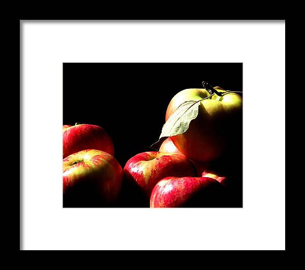 Apples Framed Print featuring the photograph Apple Season by Angela Davies