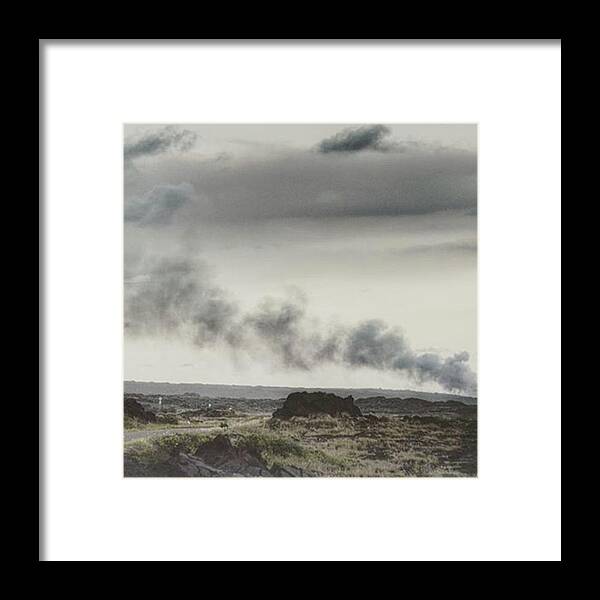 Nature Framed Print featuring the photograph -big Island, Hawaii-
driving Down 20 by Joeseph Moore