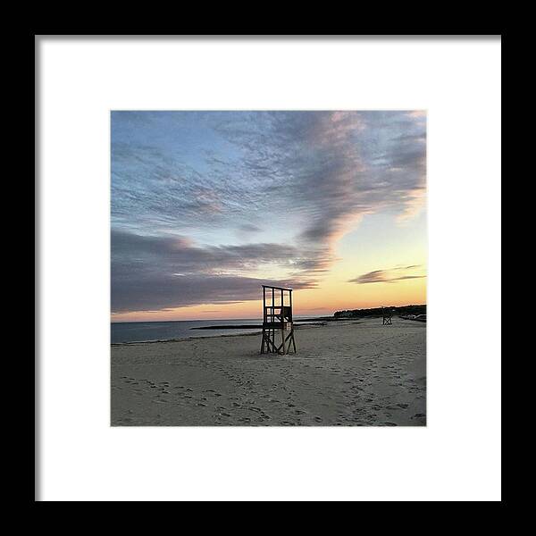 Redriver Framed Print featuring the photograph ❤️ #capecod #june #sky #love by Amy Coomber Eberhardt