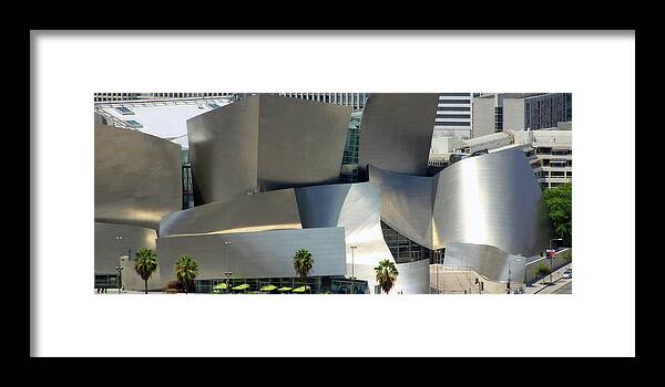 Disney Hall Framed Print featuring the photograph @ Disney Hall, Los Angeles by Jim McCullaugh