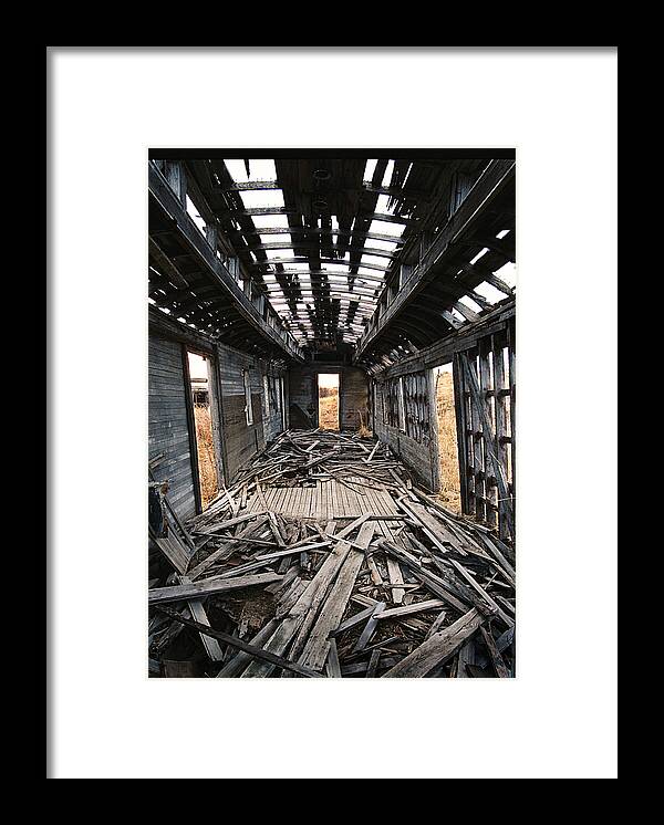 Colfax Framed Print featuring the photograph Ghost Train by Ron Weathers