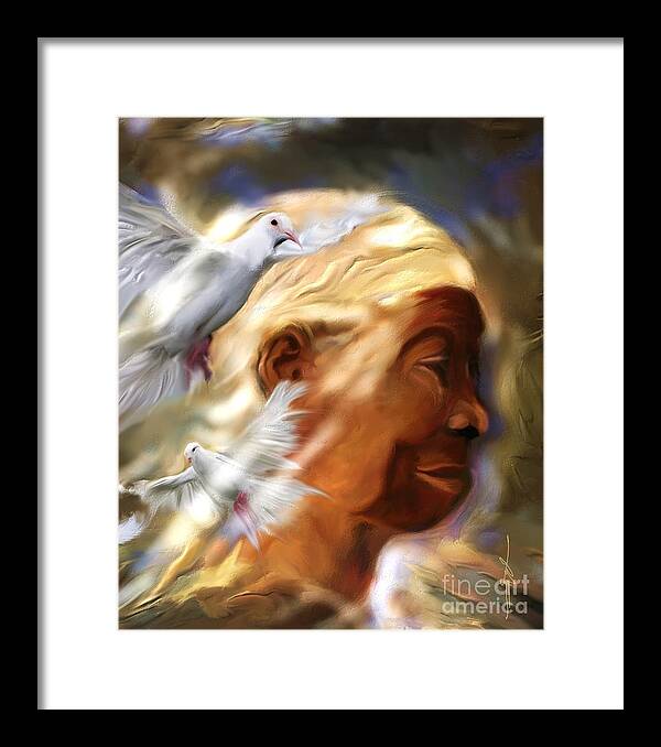 Haiti Framed Print featuring the painting In The Spirit by Bob Salo