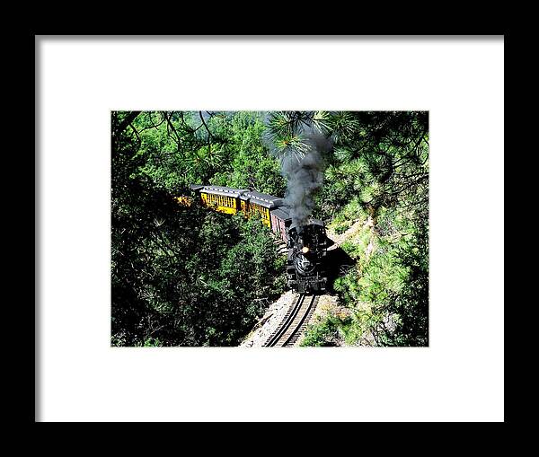 Train Framed Print featuring the photograph Nostalgic Moments by Carol Milisen