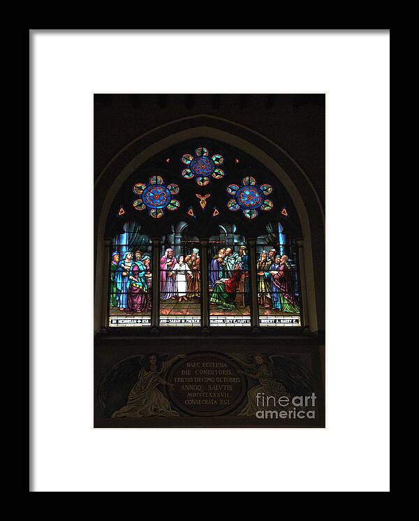 Lehigh University Framed Print featuring the photograph Packer Windows by Jacqueline M Lewis