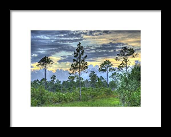 Friday Framed Print featuring the photograph Sunset Today by Louise Hill